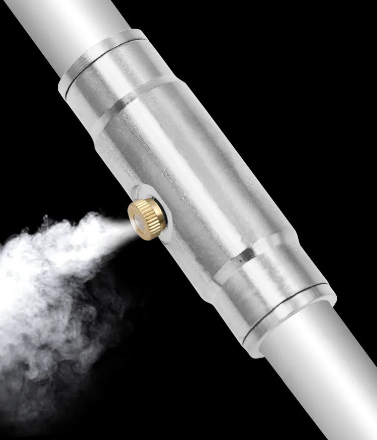 Hose Quick Connect Fog air Atomizing Humidification Moisture Dust Control Water Mist Sprayer Nozzle Fittings for Cooling System