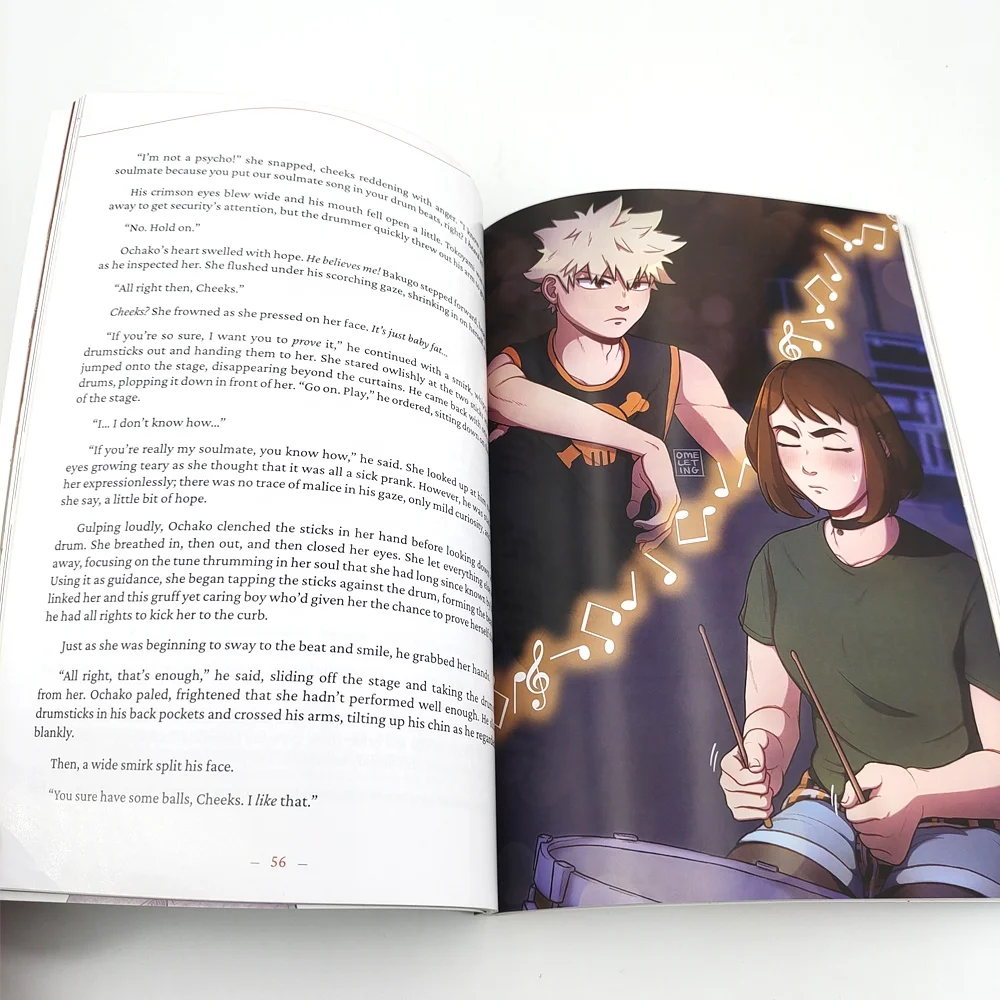 Custom Comic  Book Printing Service  Cheap Magazine Printing Gold Foil Book Printing Services