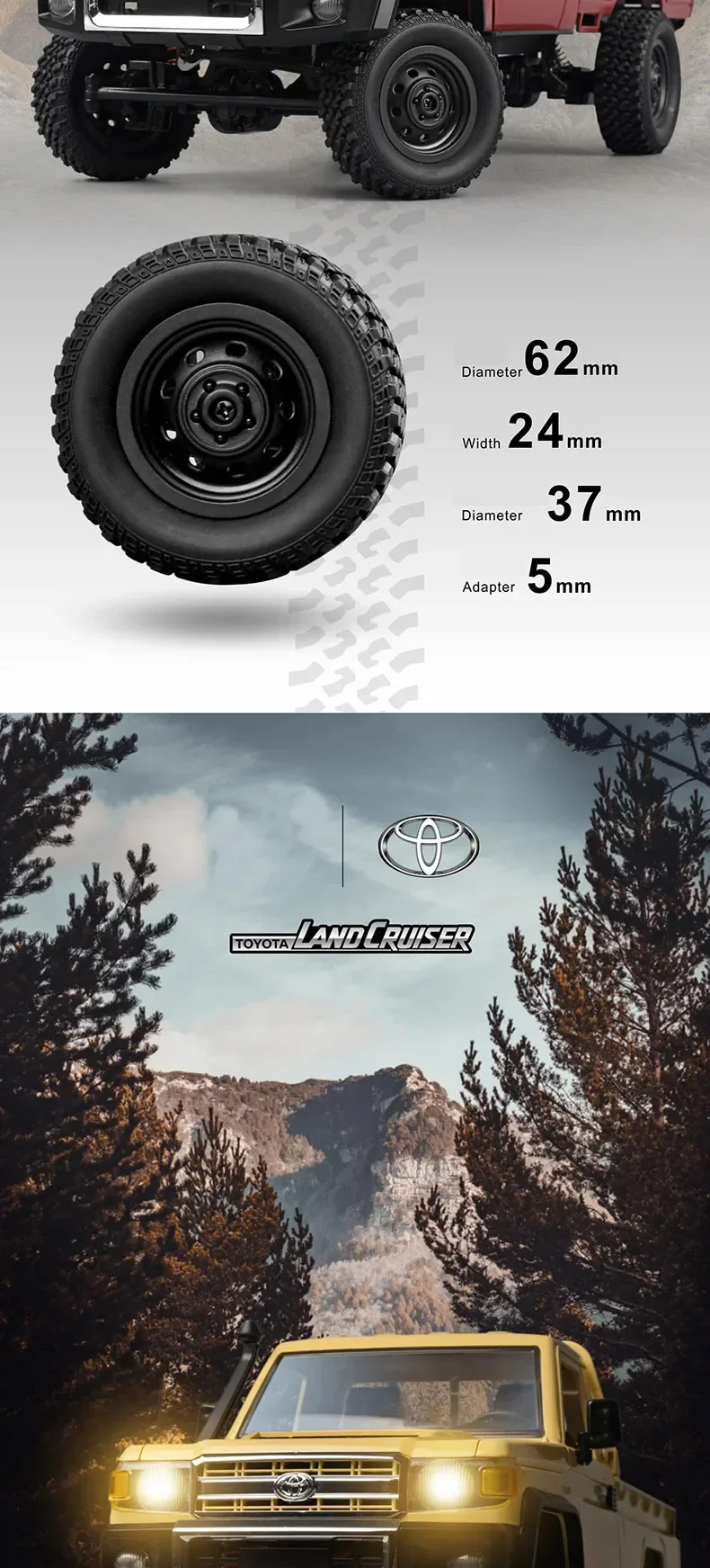 4WD 1/12 MN82 Remote Control Car 2.4Ghz Climbing Trucks USB Charging High Speed RC Car Toys MN Models