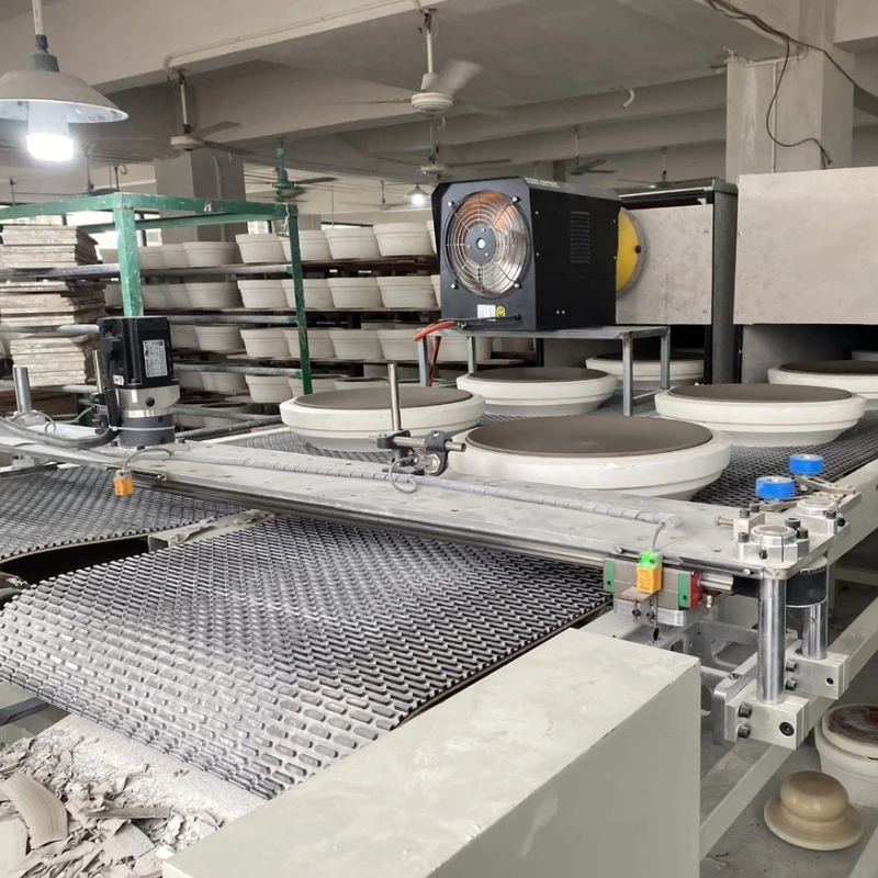Fully Automatic Forming Machine Ceramic Production Line Making Big Size Plate Dish Pottery Ceramic Machine