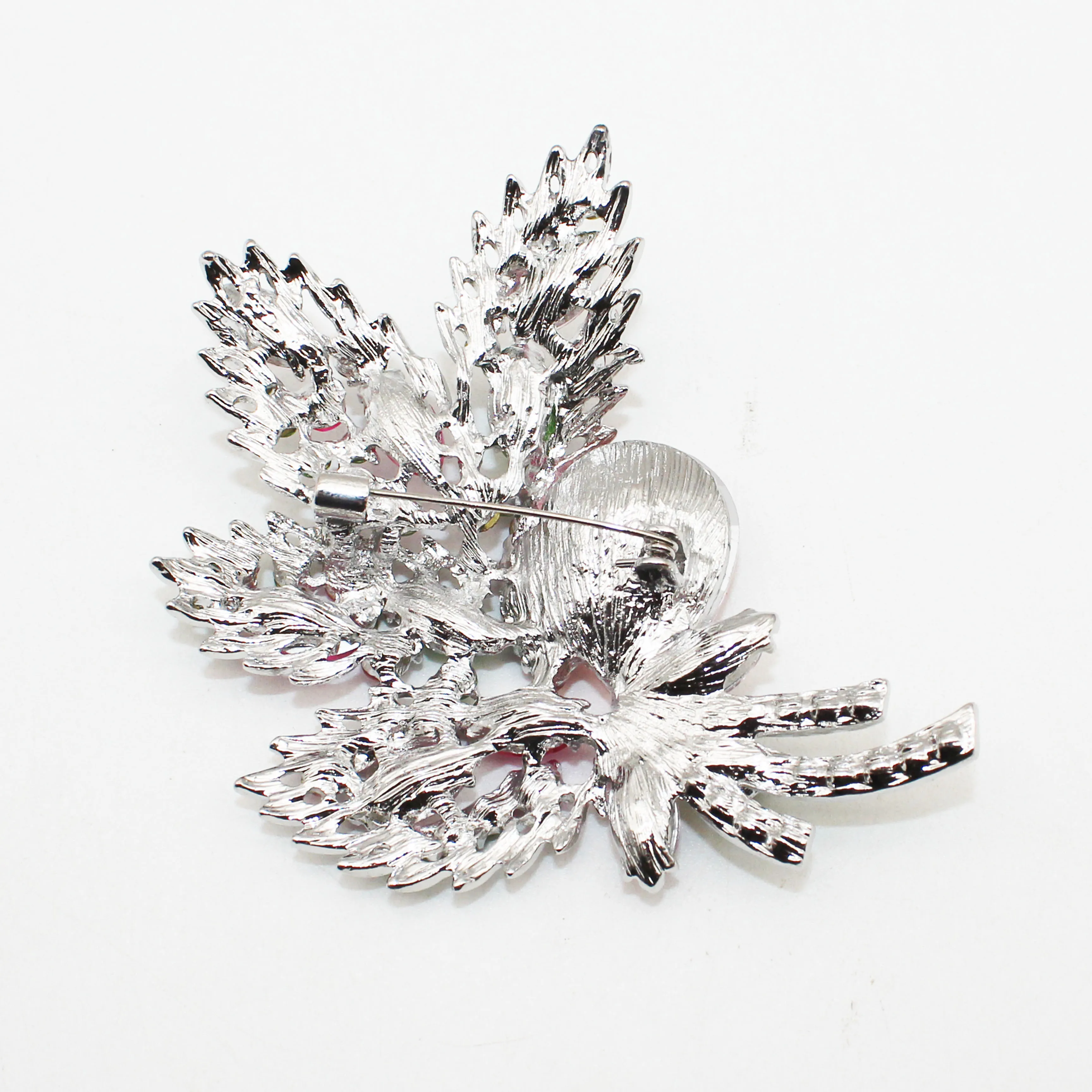 Jachon Crystal Flower Brooch - Elegant Women's Accessory