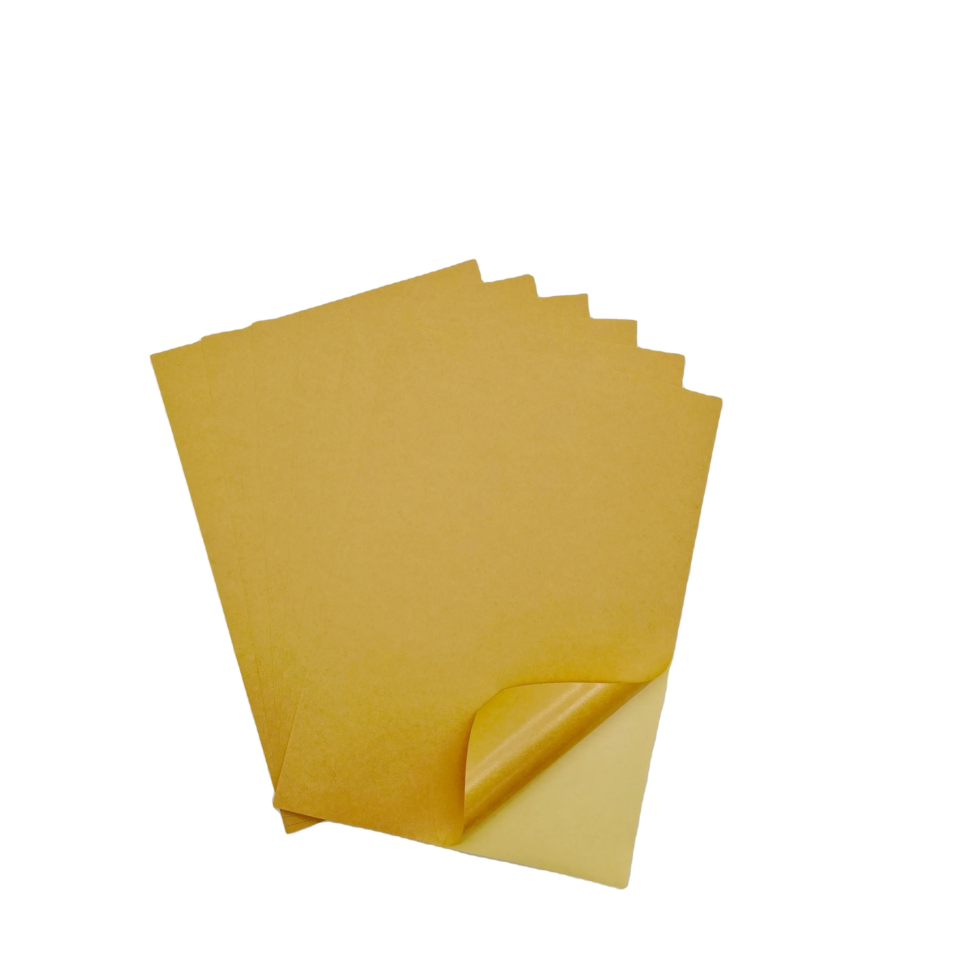 Selfadhesive Kraft Paper A4 Waterproof 50 Sheets For Custom Stickers