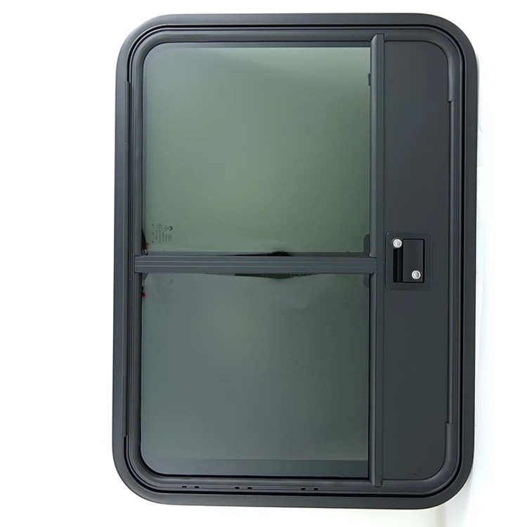 High Quality Tempered Glass for RV Teardrop Trailer Door With Sliding Window Xps Door Panel Rv Door