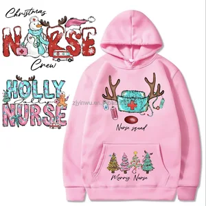 Custom Typical Brand Logo christmas Dtf Transfer Ready to Press Transfer Dtf Print for T-shirt Heat Transfer Stickers