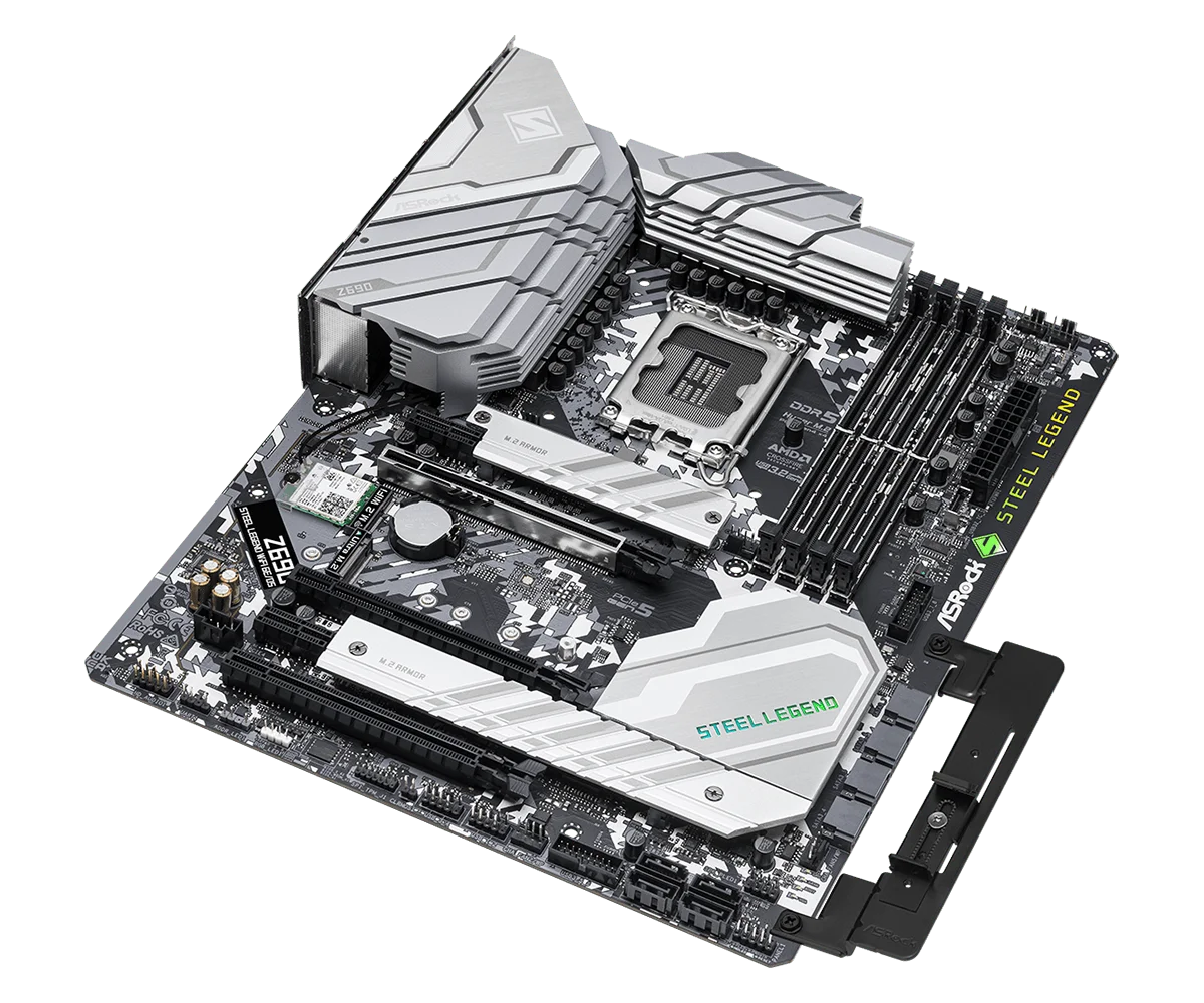 TOP BEST SELLING ASRock Z690 Steel Legend WiFi6 D5 Desktop