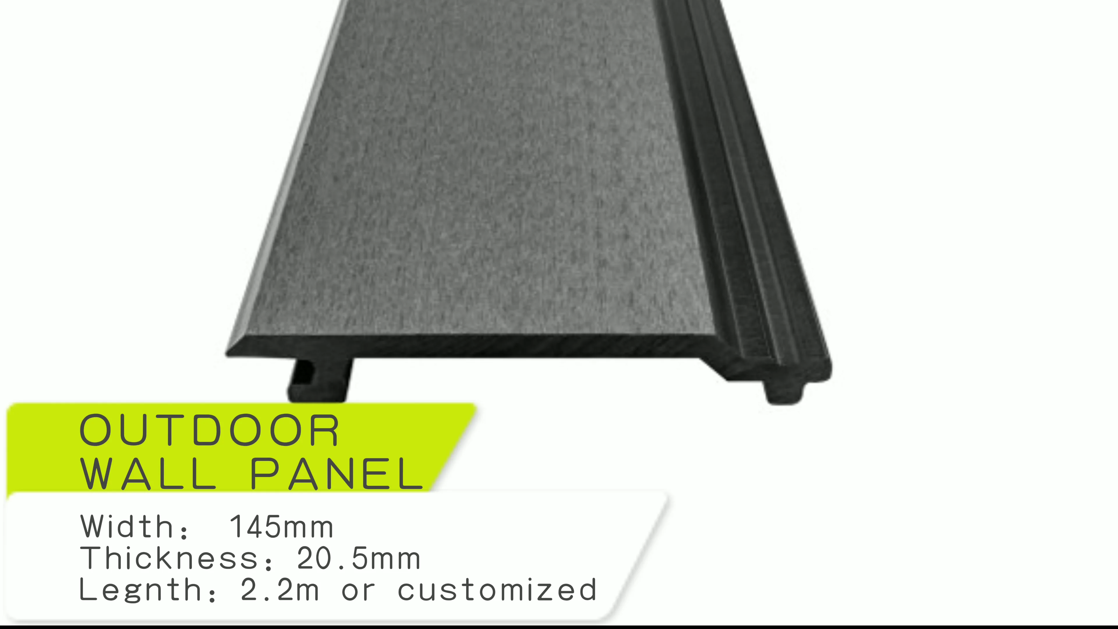 External Wpc Wall Cladding Great Outdoor Plastic Composite Garden ...