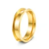 Gold 6MM double bevel