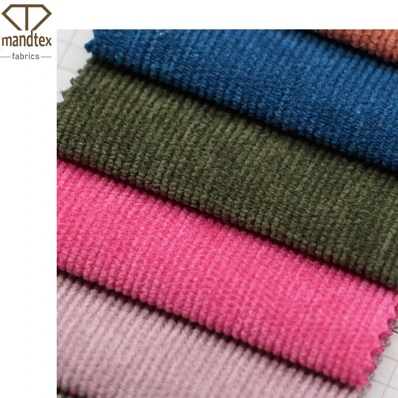 
Модный текстильный производитель на заказ, Популярная Современная Классическая Экологически чистая Вельветовая ткань из полиэстера 21 с начесом для рюкзака на метр 