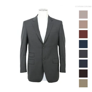 New Arrival Premium Italian Wool Slim Fit Elite Uniform Business Wedding Jacket Three Pieces Set Men's Suits