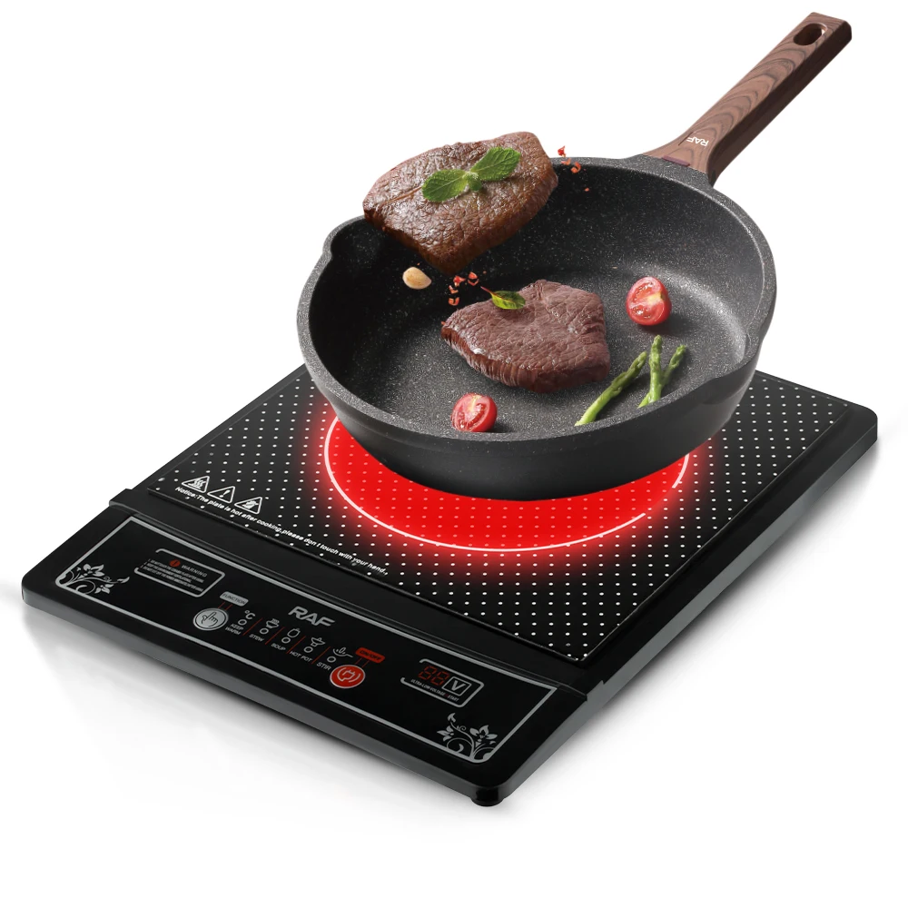 burner Infrared Cooking Electric Countertop Stove with Stainless Steel Housing