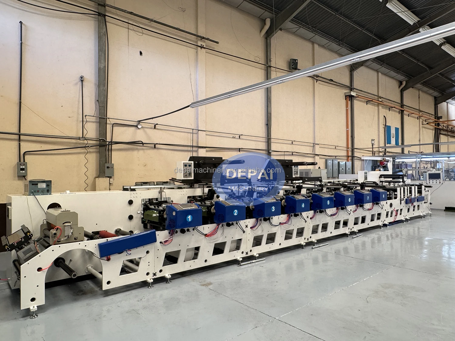 High Speed Roll 4 Color Label Flexo Printing Machine