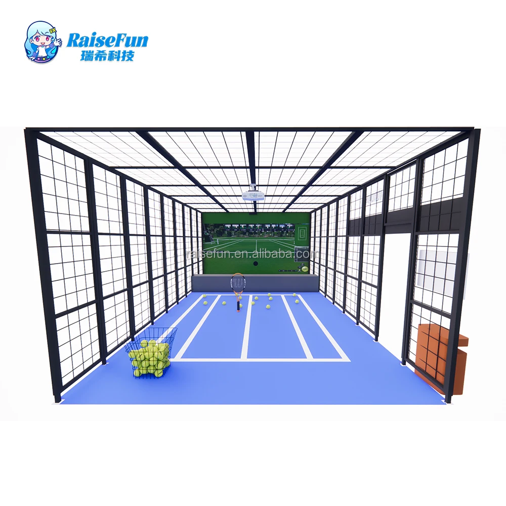 RaiseFun Soccer Tennis Simulator Machine Indoor Sports Game Sport Adults Children Entertainment Equipment Arcade Game Room