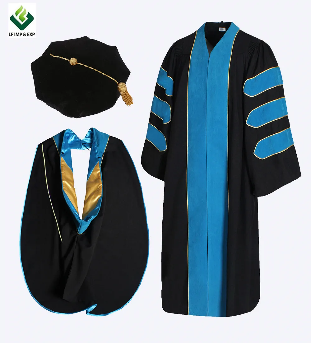 Velvet Convowear Dignitary Zari Navy Blue Color Graduation Gown, Size: Free  Size at Rs 800/piece in New Delhi