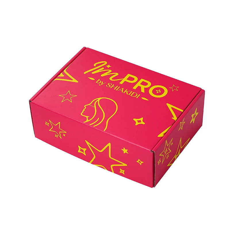 Handmade Mailer Box Custom Logo Print Shipping Airplane Kraft Corrugated Foldable Packaging Gift Carton Box for Clothing Shoes