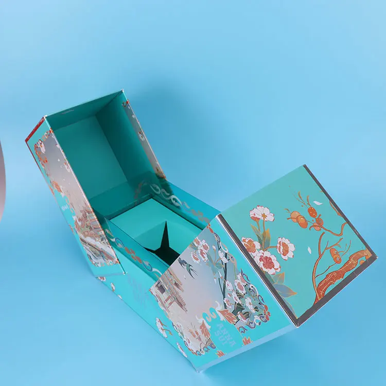 Custom Logo Luxury Cardboard Pink Stain Inlays Gift Box