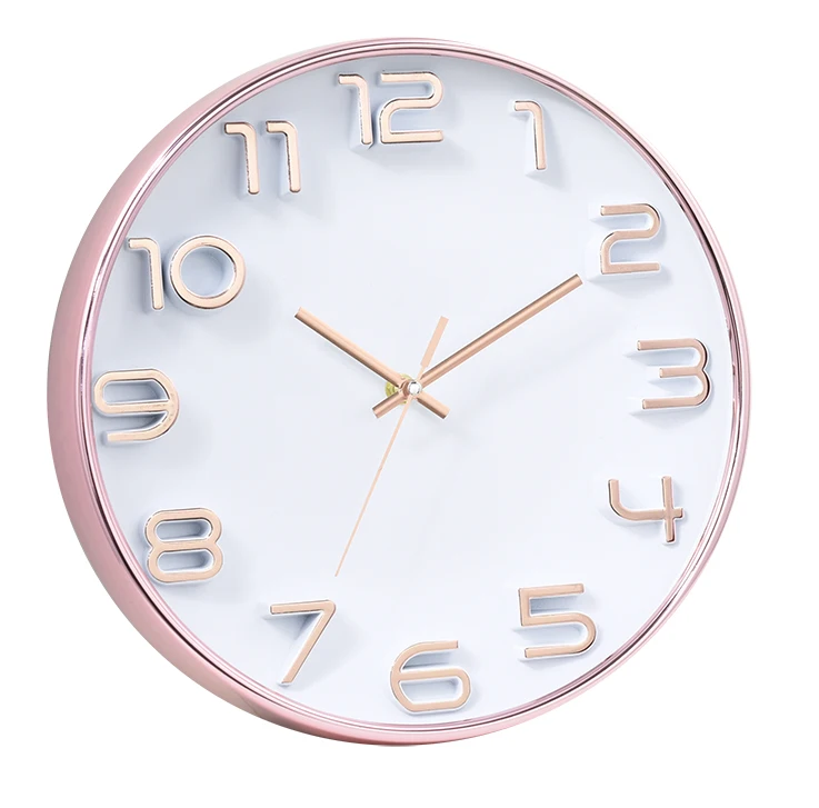 3d Diy Creative Round Modern Classic Digital Meeting Room Wall Clock