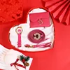 W3000-2-5 set orologio portafoglio cintura portachiavi con fibbia nappa confezione regalo