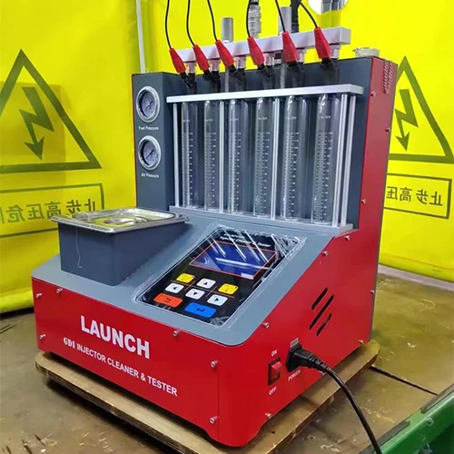 LAUNCH Injector Clean Machine CNC 801 GDI EFI SFI Ultrasonic Direct Inject Fuel Universal Injector Clean Machine Auto Equipment