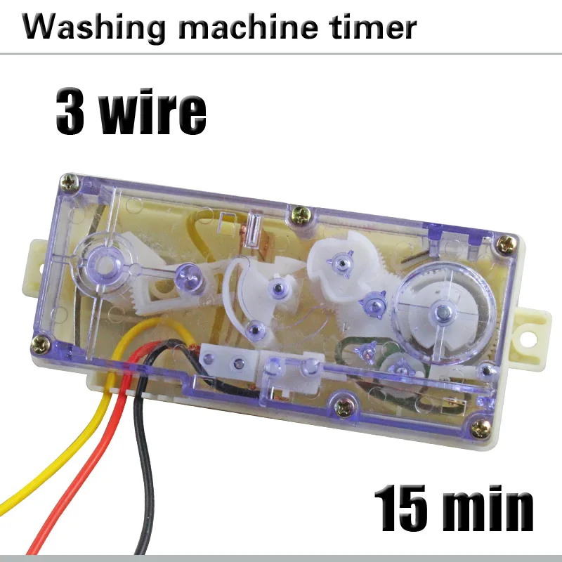 Universal 3 4 5 Line Dual Axis 15 Minutes Washer Washing Machine Timer Strip Dual Switch Timer