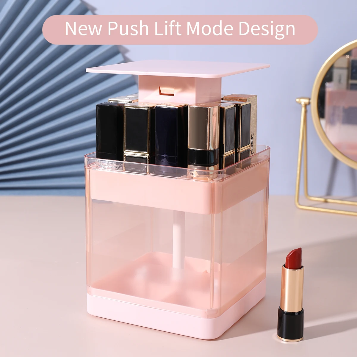 Compact Makeup & Skincare Desktop Organizer