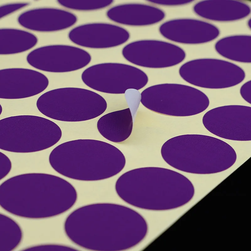 40mm Classification Label Color Label Paper Dot Sticker For Schools