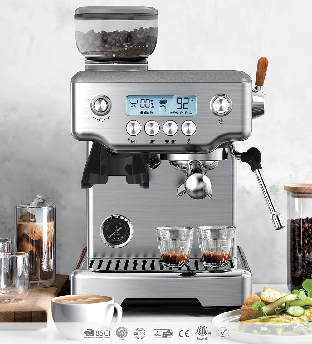Professional Automatic 4 in 1 Cafetera Cappuccino Home Commercial 