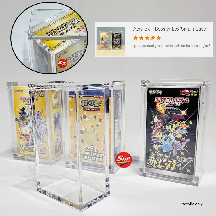 Shope Acrylic Vmax Climax S8B Japanese Booster Box Case Shope Acrylic Vmax Climax S8B Japanese Booster Box Case