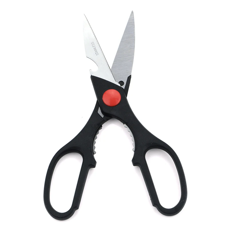 Низкий минимальный заказ регулируемые черные острые простые в использовании офисные школьные кухонные ножницы
