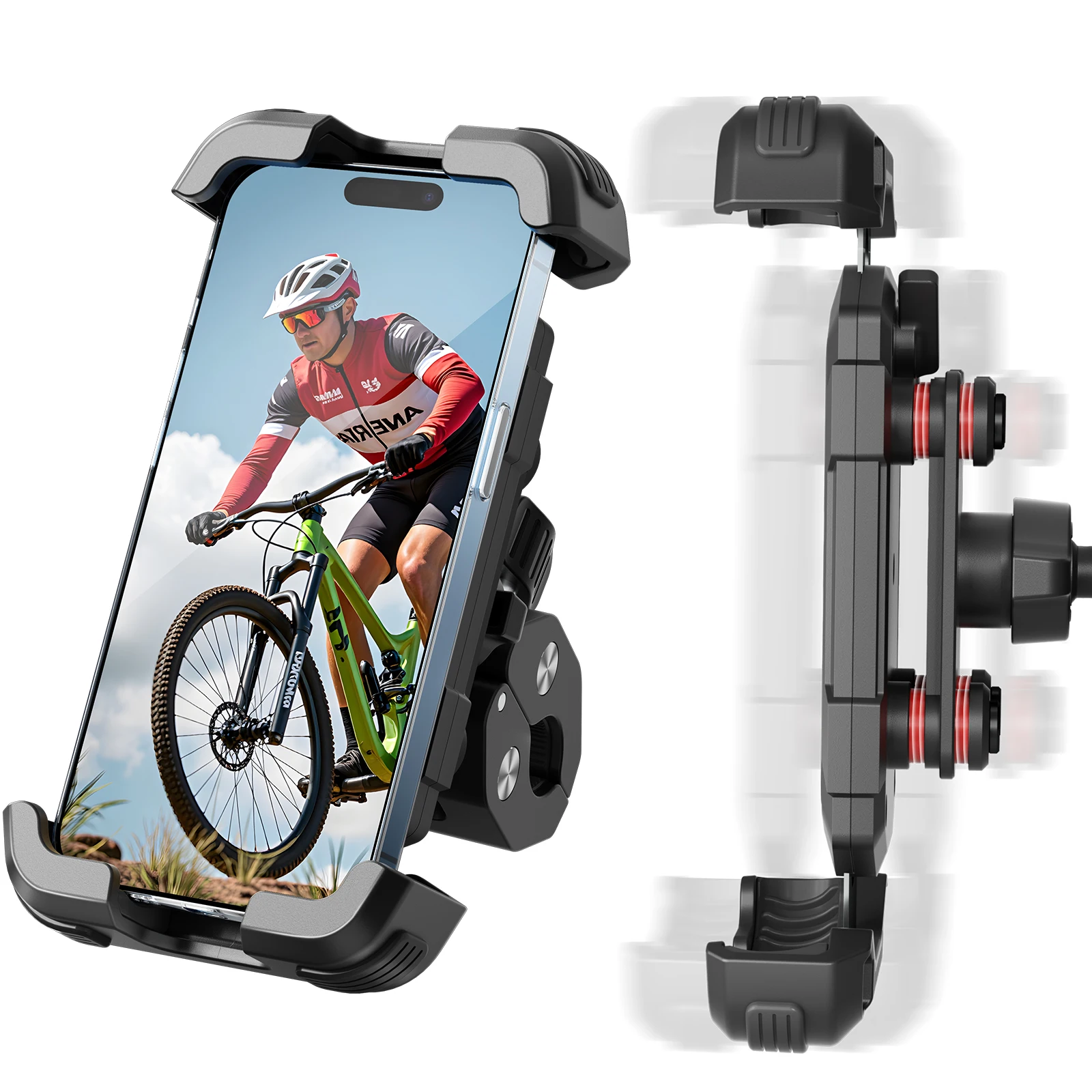 Faneam Support Telephone Moto Etanche Support Téléphone Vélo Portable