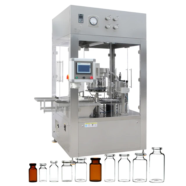 Customization Small Bottle Vial Liquid Powder Filling Machines,1-30ml Filling Capping Machine Production Line