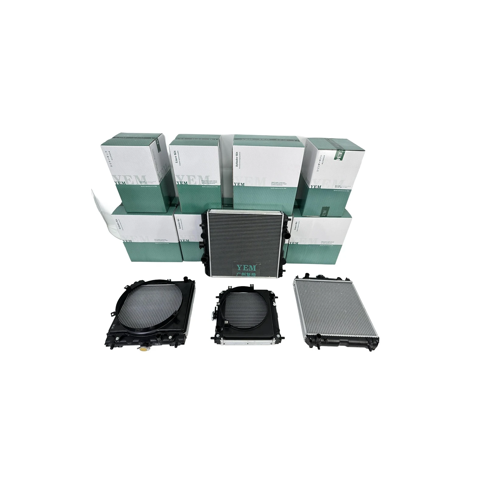 Radiator Assy for Volvo D6E D7D D7E D12D D2.6 Engine Rebuild Kit