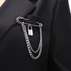 double-layered padlock brooch