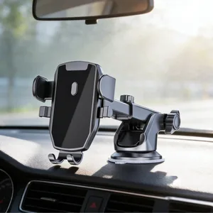 Factory New Customized Universal Dashboard Windshield Suction Cup ABS Car Phone Holder Mobile Mount Stand GPS Wholesale Arrival