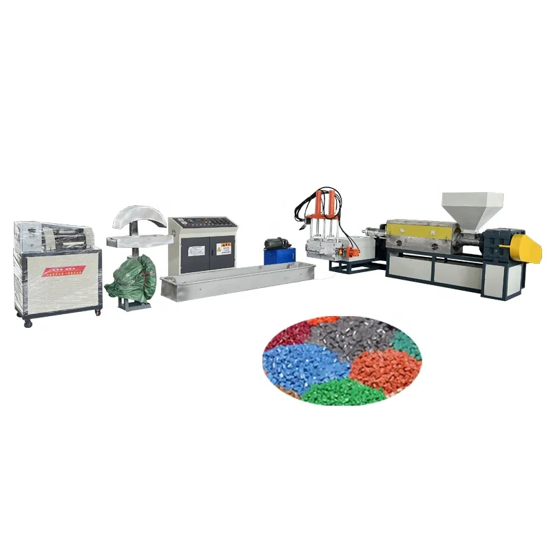 PP PE HDPE LDPE LLDPE Plastic Pelletizer Pelletizing Granules Making Granulator Machine