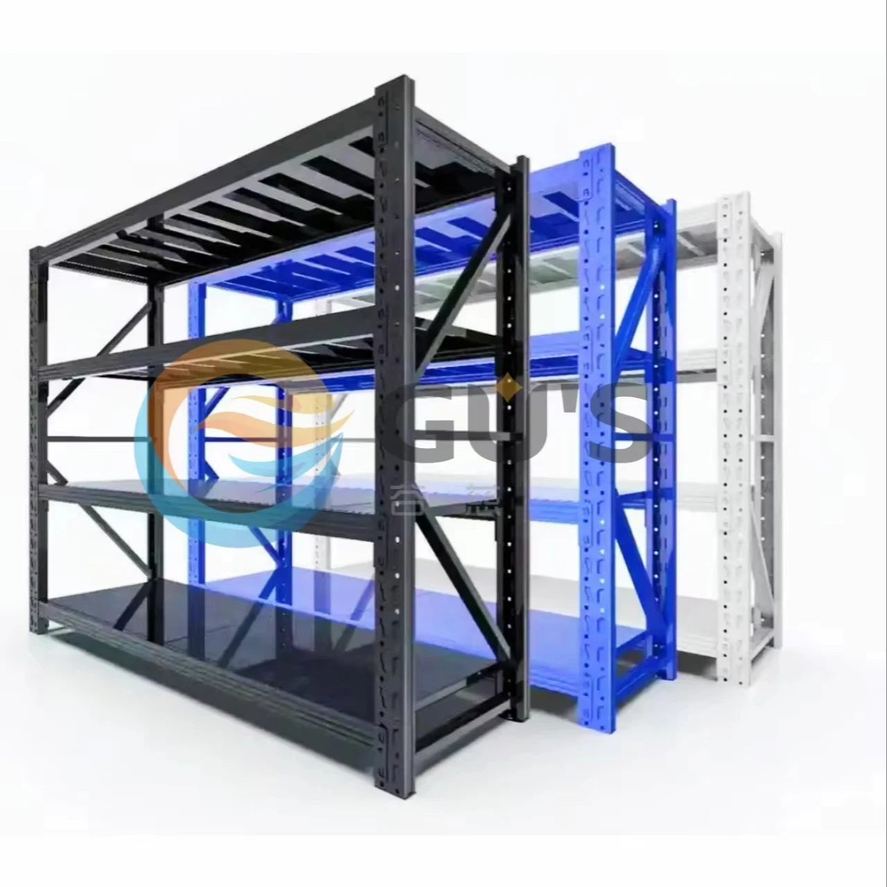 Factory-Direct Supply Custom Blotless Easy Flexible Stacking Storage Black Blue White Racks & Shelves for Domestic Use