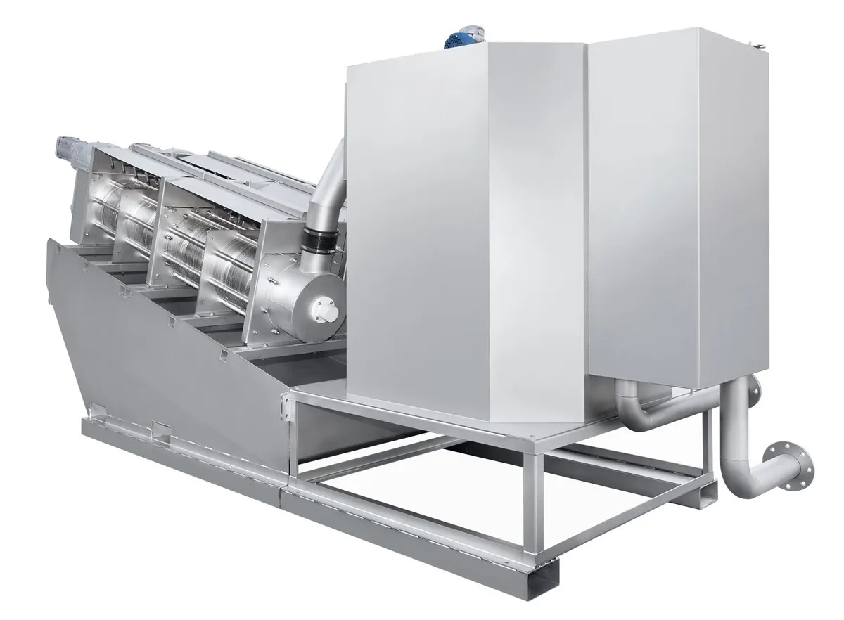 Automatic Screw Press Sludge Dewatering Machine Screw Press Dehydrator ...