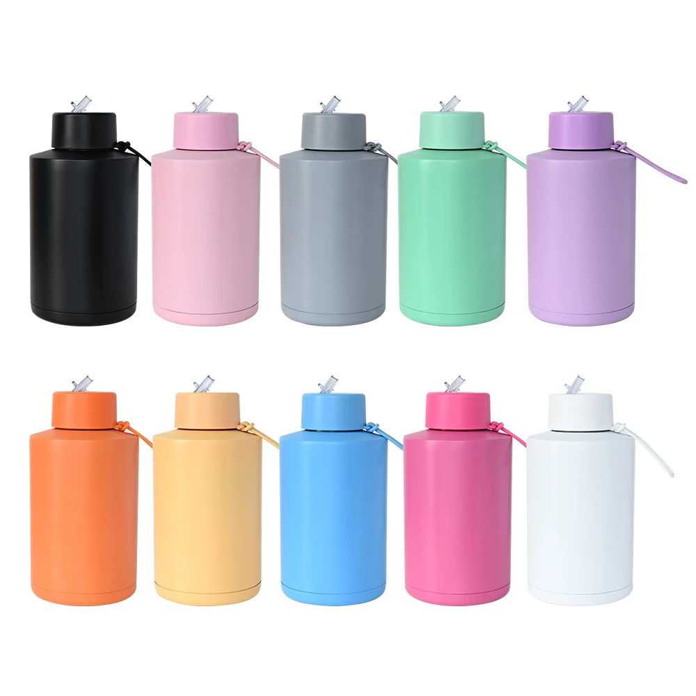 Custom 68oz 2000ml 2l 2 Litre Stainless Steel Vacuum Flask Reusable ...