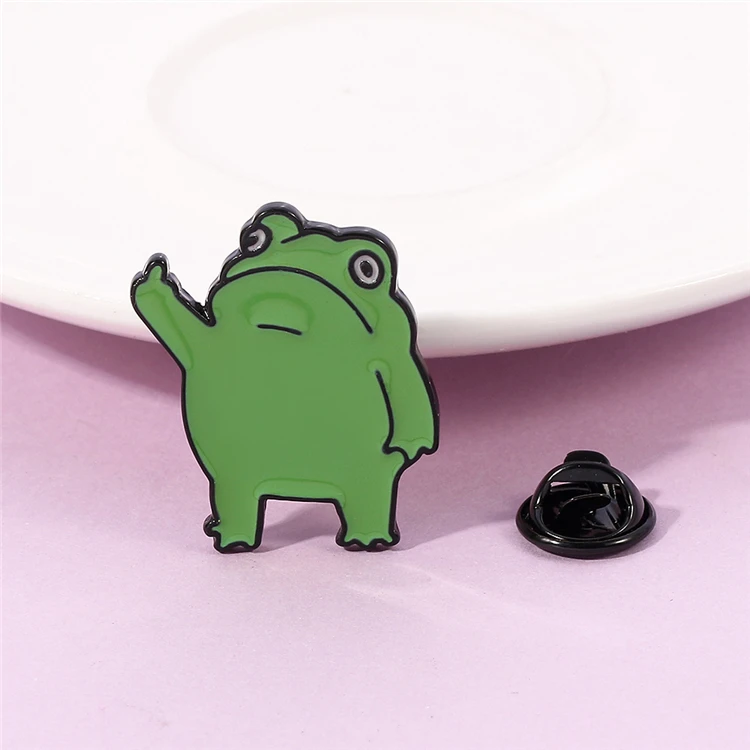 The Original Frick Frog Soft Enamel Pin 2 Inches 