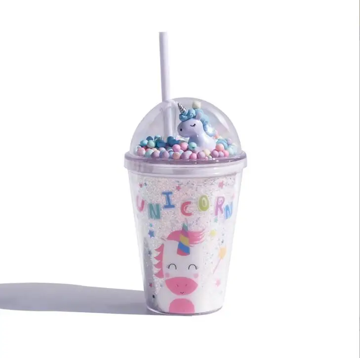 girlwill unicorn foam ball lids plastic