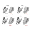 Steel silver color - claw chain clasp