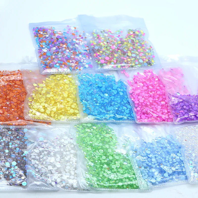 Bulk High Quality Ss6-ss20 Glass Diamond Mermaid Tears Rhinestones Nail ...