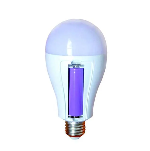 Ampoule LED 9W avec batterie de secours rechargeable