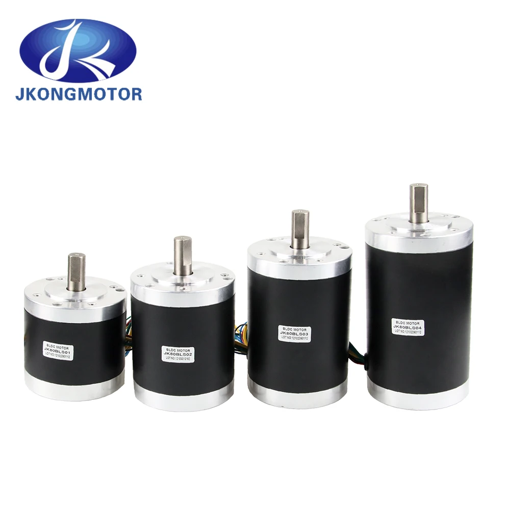 Jkongmotor 12v 24v 36v 48v 72v 310v Brushless Dc Worm Geared Motor Bldc Series Dc Motor + Encoder + Gearbox Sliding Gate Opener