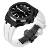Black Case+White Band