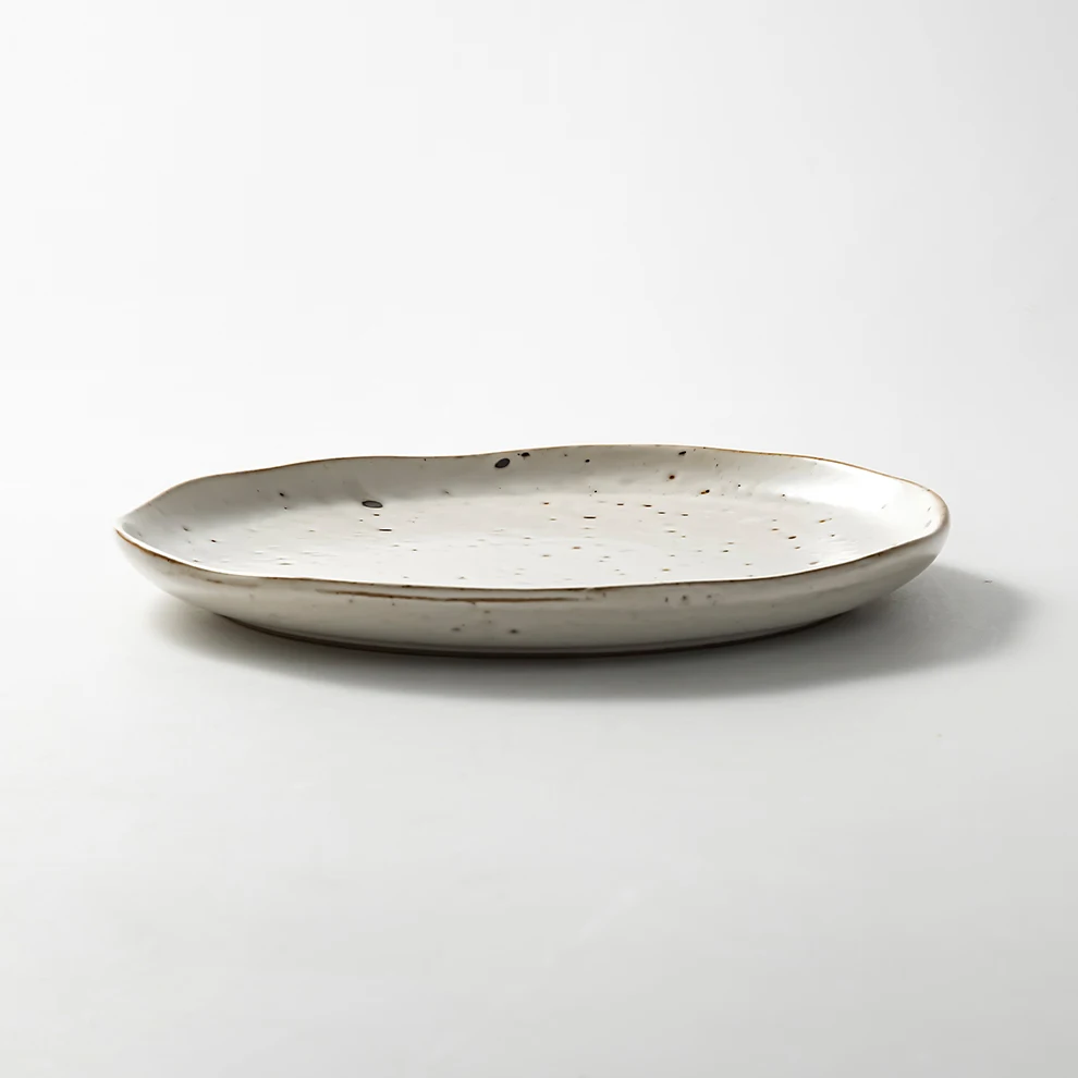 2024 Modern Creative Rack Rustic Dinnerware Porcelain Ceramic Tableware Dinner Set Unique Plates Fine Dining Plate