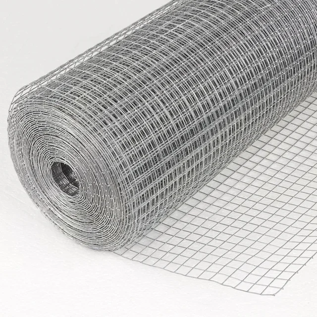 Wholesale 3/4 Inch Hot Dipped Galvanized Waterproof Iron Wire Mesh Fencing Stainless Steel Welded Wire Mesh Poultry Plant Net