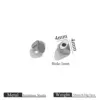 Steel-colored irregular beads-4