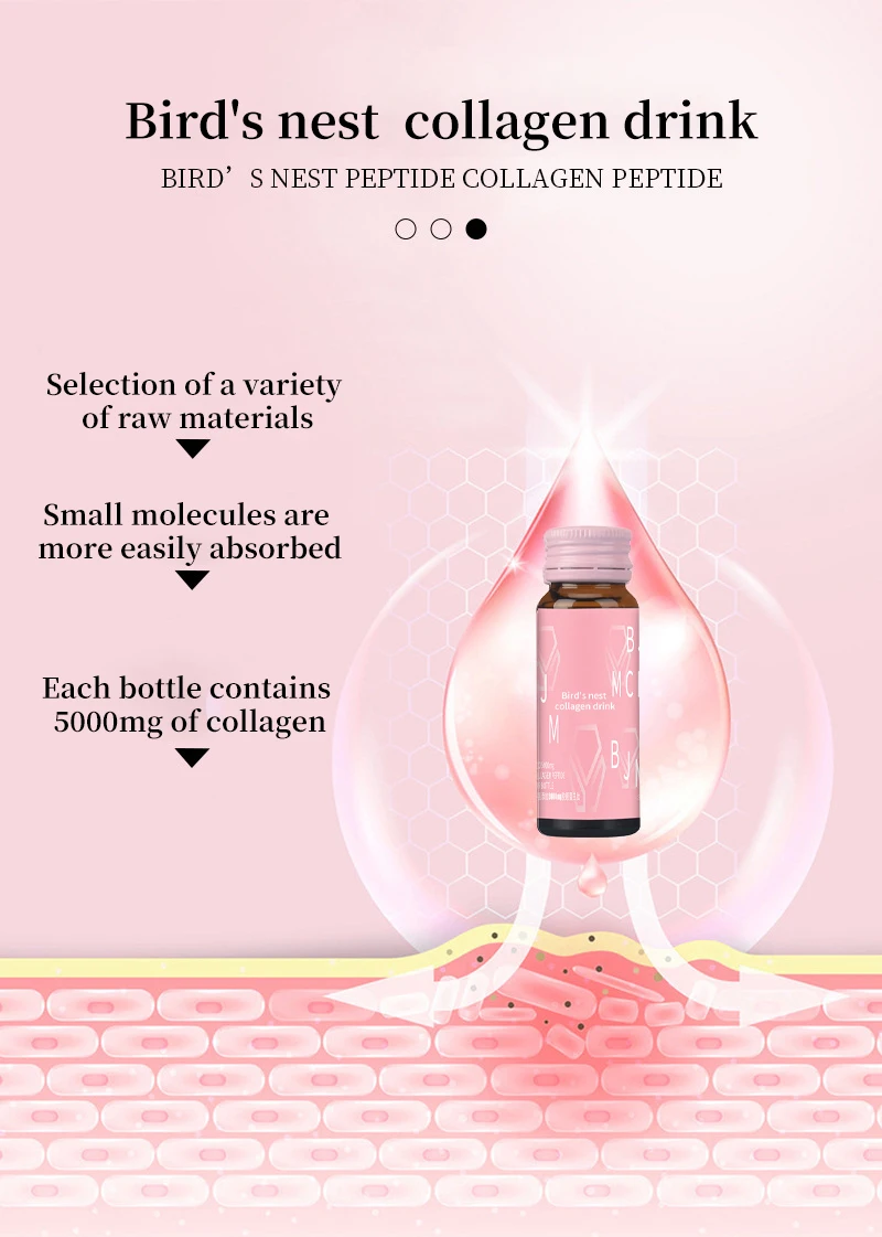 Collagen Peptide Bird's Nest Drink Nicotinamide Cherry Anti Aging