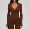 Chocolate Brown Long Sleeves