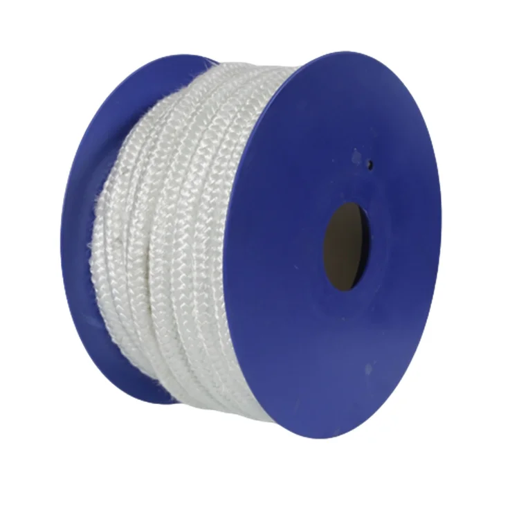 Hot Sale High Quality Fiber Glass Braided Round Wick Rope Fiberglass